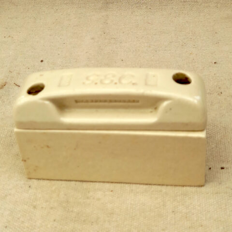 Vintage GEC Ceramic Fuse 30A 500V (ANTV-118)