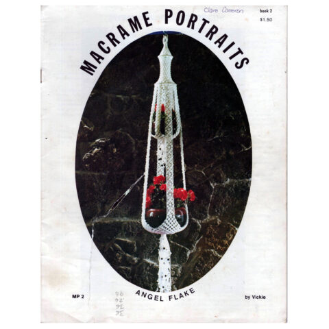 Macrame Portraits Angel Flake MP2 by Vickie (BKCR-035)