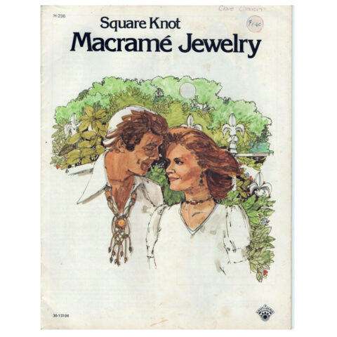 Square Knot Macrame Jewelry H-236 by Polly Strand (BKCR-037)