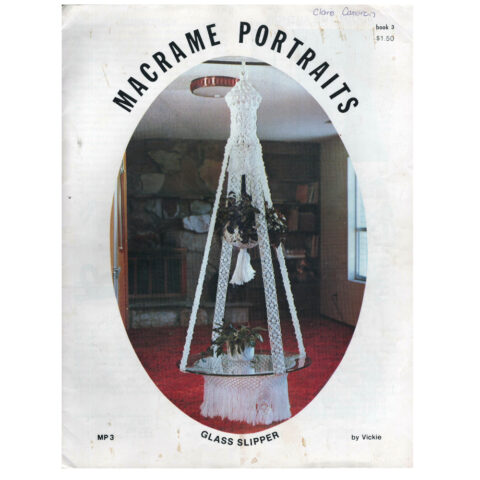 Macrame Portraits Glass Slipper MP3 by Vickie (BKCR-047)