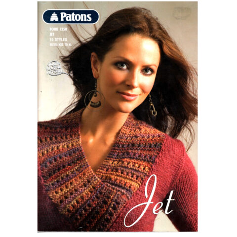 Patons Knitting Book 1250 – Jet Pattern (BKCR-050)
