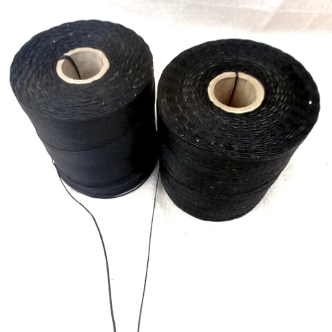 1mm black waxed jewellery cord for bracelet and necklace making