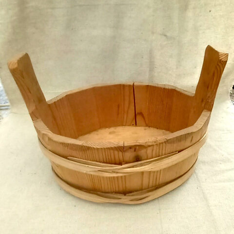 Swiss Wooden Pail Bucket Small (KIT-044)