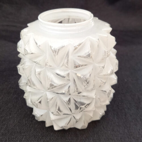 Retro Cylindrical Light Shade Textured White