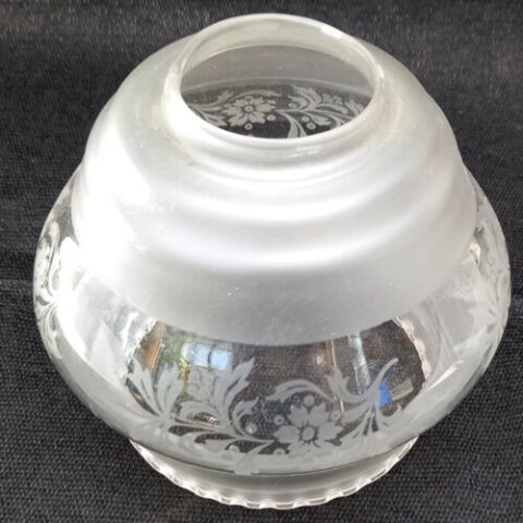 Vintage Frosted Glass Pendant Lamp Shade (LAMP-033)