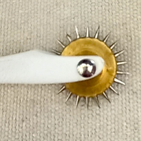 pattern tracing wheel with ergonomic handle sewing marking tool for transferring patterns to fabric