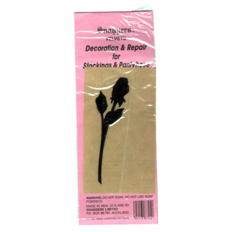 Snaggers Velvets Pantyhose Repair Black Rose (NYLON-004)