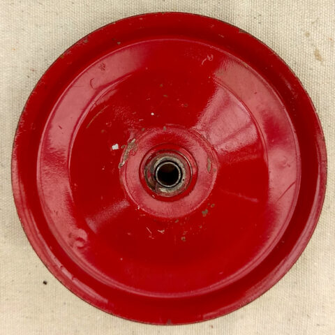 Vintage 140mm toy wheel steel rim without rubber tire for pedal car or soap box use