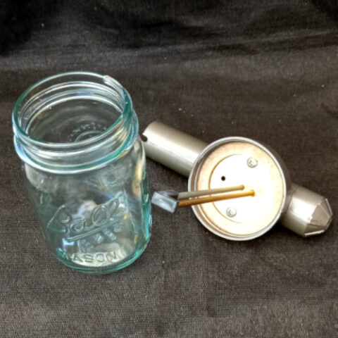 27mm vacuum paint sprayer attachment connected to vacuum hose for DIY painting