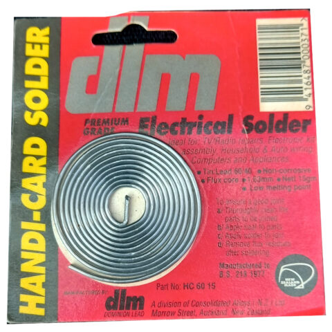 DLM Handi-Card Electrical Solder 60/40 (ANTV-138)