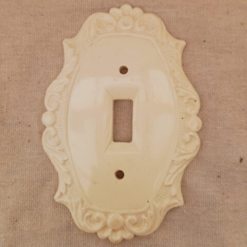 Vintage Decorative Toggle Switch Cover Plate C/C=58mm (ANTV-139)