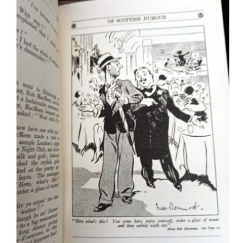 Vintage 1930s Tommy Lorne’s Book of Scottish Humour with classic jokes and stories
