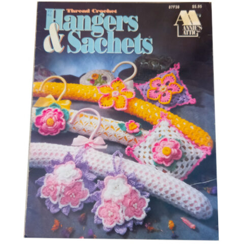 Hangers & Sachets Thread Crochet Book 87F38 by Annie’s Attic (BKCR-055)