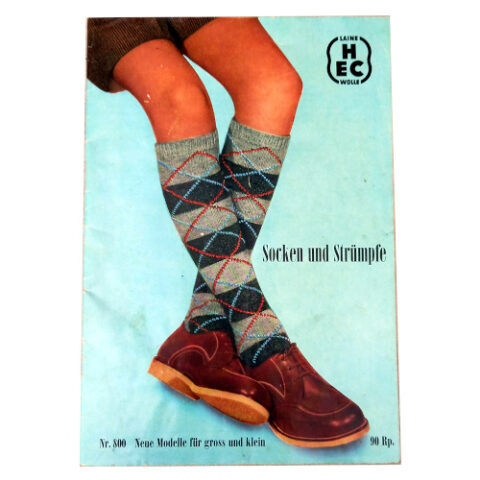HEC Socken und Struempfe Nr 800 German Knitting Magazine (BKCR-069)