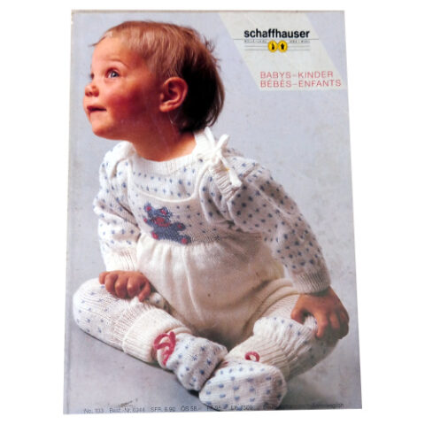 Schaffhauser Wool Enfants Knitting Booklet – 33 Patterns (DE/FR/IT/EN) (BKCR-070)