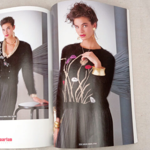 Aarlan Journal 57 multilingual knitting booklet featuring 44 patterns in German, French, Italian and English