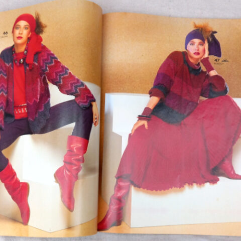 Schaffhauser Wolle Nr 57 knitting booklet multilingual German French Italian English 60 patterns vintage