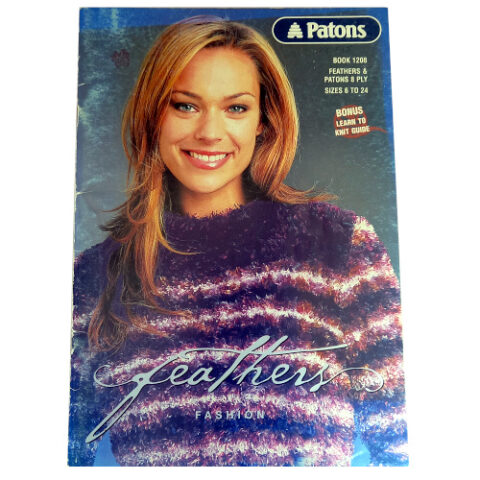 Patons Book 1208 Feathers & 8-Ply Sizes 6 to 24 (BKCR-081)