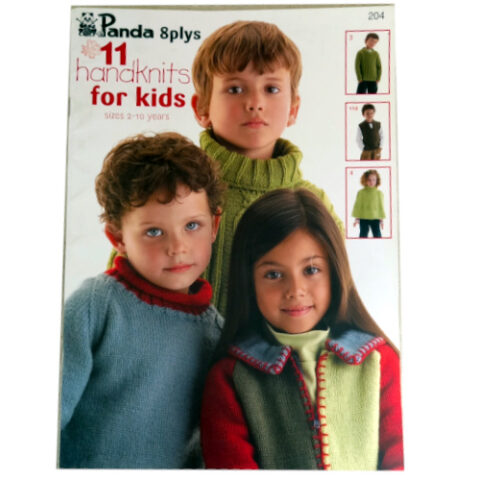 Panda 204 with 11 Handknits for Kids 2 – 10 Years (BKCR-082)