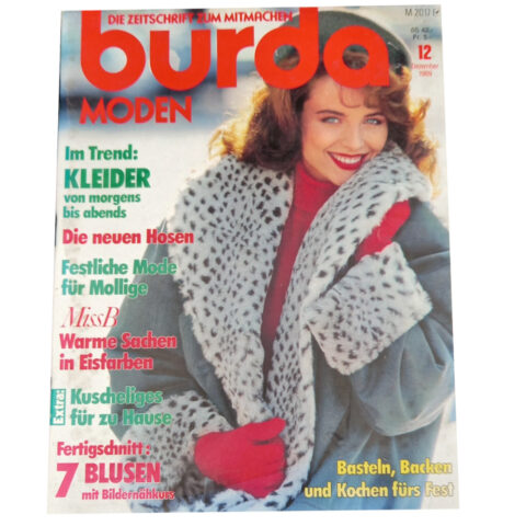 BURDA Moden Sewing Pattern Magazine 1989 (BKSP-035)