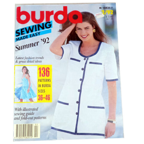 BURDA Sewing Made Easy Summer 92 with Sewing Patterns (BKSP-045)
