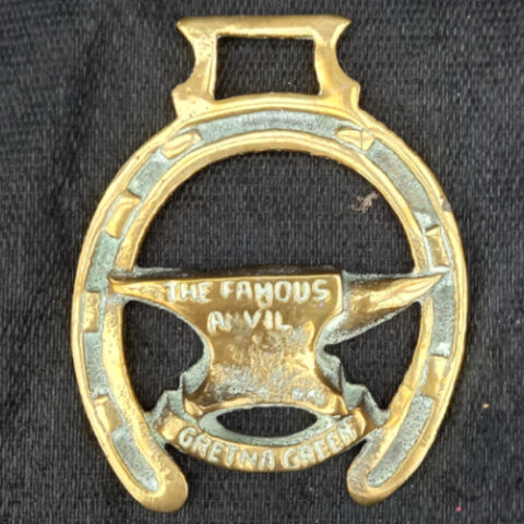 Brass Horse Harness Tack – The Famous Anvil Gretna Green (SANT-030)