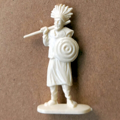 Vintage Margarine Figurine Traditional Man With Shield (TY-048)