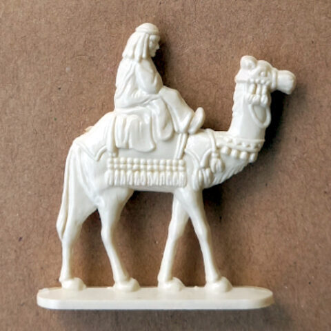 Vintage Margarine Figurine Bedouin Riding a Camel (TY-053)