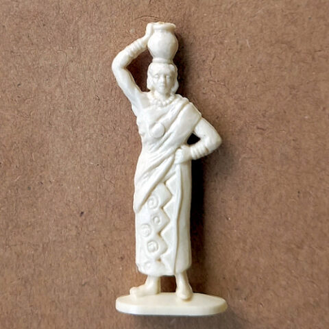 Vintage Margarine Figurine Indian Woman with Pot on Head (TY-054)