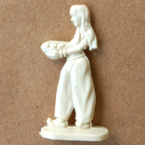 Vintage Margarine Figurine Woman Wearing Harem Pants (TY-057)