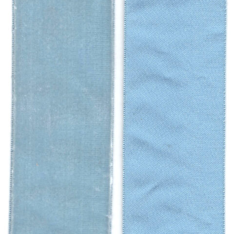 50mm Vintage Velvet Light Blue (UB-043) Sold by the Meter