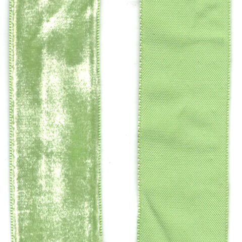 38mm Vintage Velvet Light Green (UB-046) Sold by the Meter