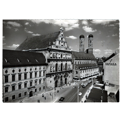 1960s postcard of St. Michael’s Church Munich Germany