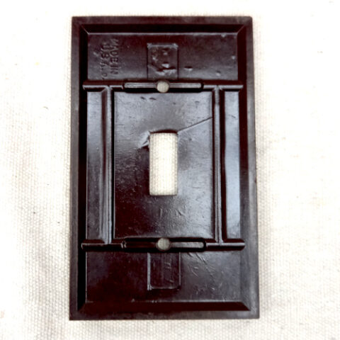Art Deco Bakelite switch plate vintage style electrical wall plate