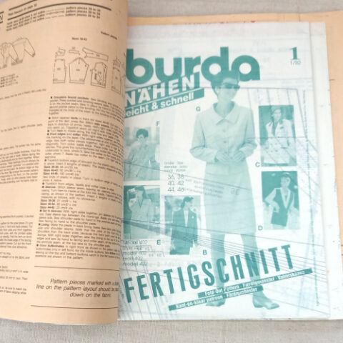 Burda Sewing Made Easy Spring 1992 pattern book with beginner-friendly spring clothing sewing designs