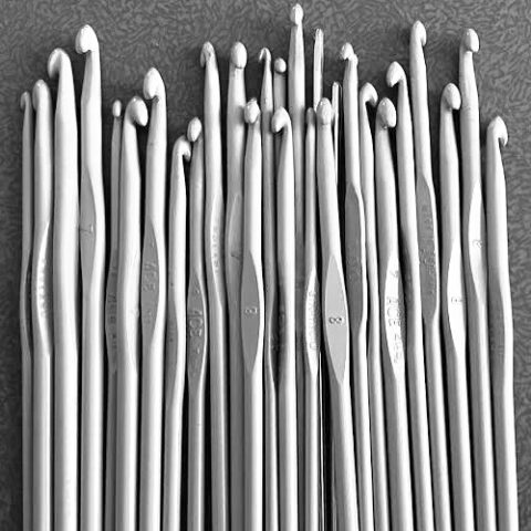 2.5mm Vintage Aluminium Crochet Hook PERL-INOX No. 2.5 (CHNN-002)