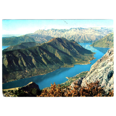 1969 Postcard of the Gulf of Kotor, Montenegro (ANPC-009)