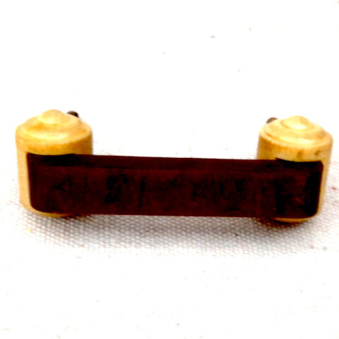 Art Deco Marbled Tan & Cream Bakelite Pull Handle – 57mm Centres (ANTR-097)