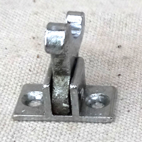 Vintage elbow cabinet catch 30mm height 20mm center to center fixing