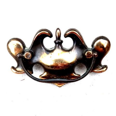 Vintage Decorative Brass Swing Pull Handle C/C=65mm (ANTR-099)