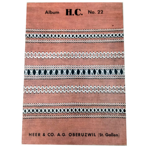Vintage Embroidery Stitch Pattern Booklet (BKCR-100)