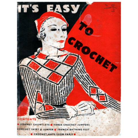 It’s Easy to Crochet – 1930s Crochet Magazine (BKCR-109)