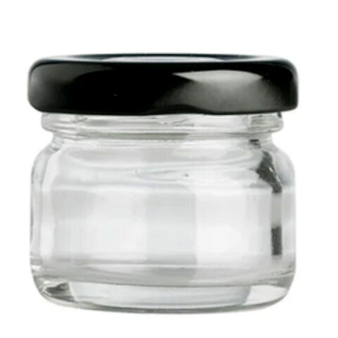 30ml Glass Food & Jam Jar with Lid | Mini Preserving Jar (KIT-064)