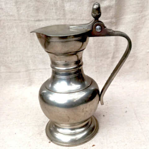 1960s Swiss Pewter Wine Jug by PEKA Neuchâtel (KIT-066)