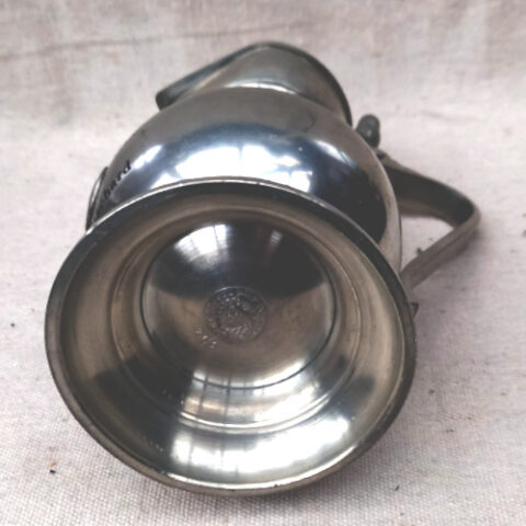 Vintage 1960s Swiss pewter wine jug by PEKA Neuchâtel Switzerland