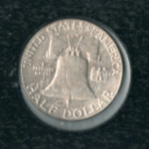 1948 Benjamin Franklin Silver Half Dollar silver coin with certificate of authenticity