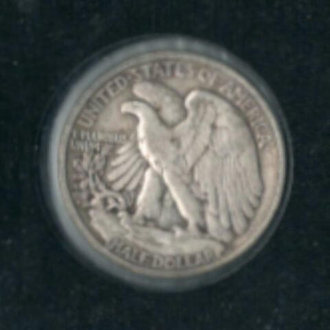 1938 Walking Liberty Silver Half Dollar silver coin with accompanying certificate