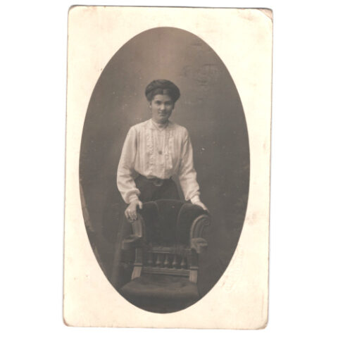 Vintage RPPC of a Woman by Alva Studio Wellington (ANPC-014)