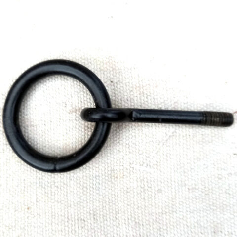 40mm Wrought Iron Ring Ring Pull x 6 (ANTR-105)