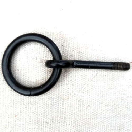 40mm wrought iron ring pull for cabinets, drawers and furniture restoration.